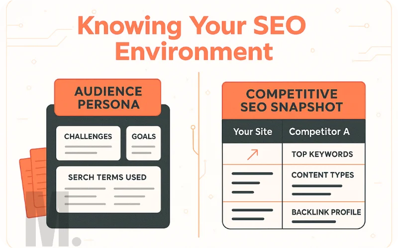 Knowing your SEO marketing strategy / environment