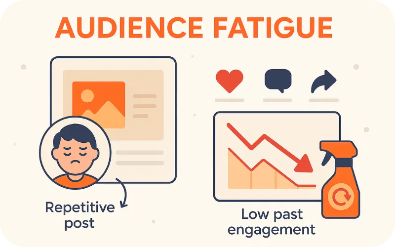 Audience Fatigue Hurts Organic Reach