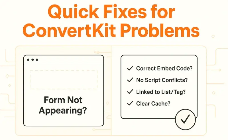 Convertkit Form not appearing