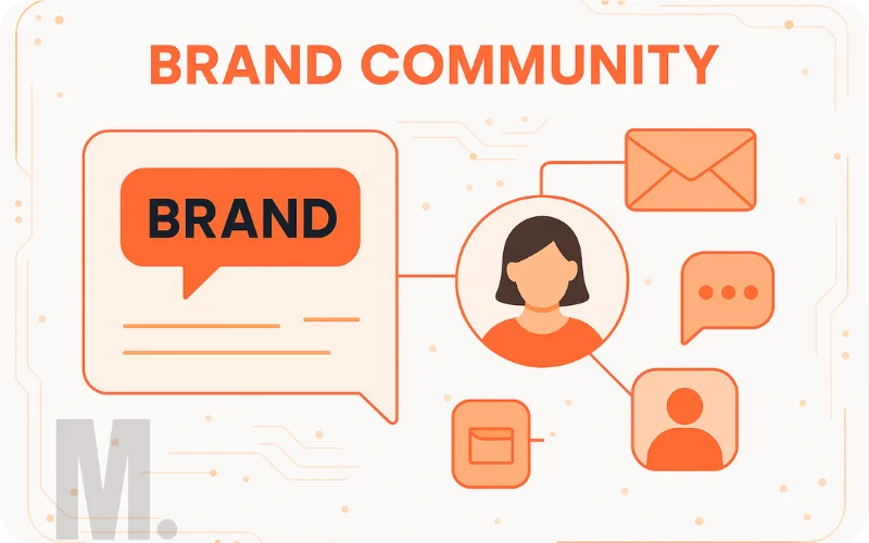 Brand community in digital marketing advertising