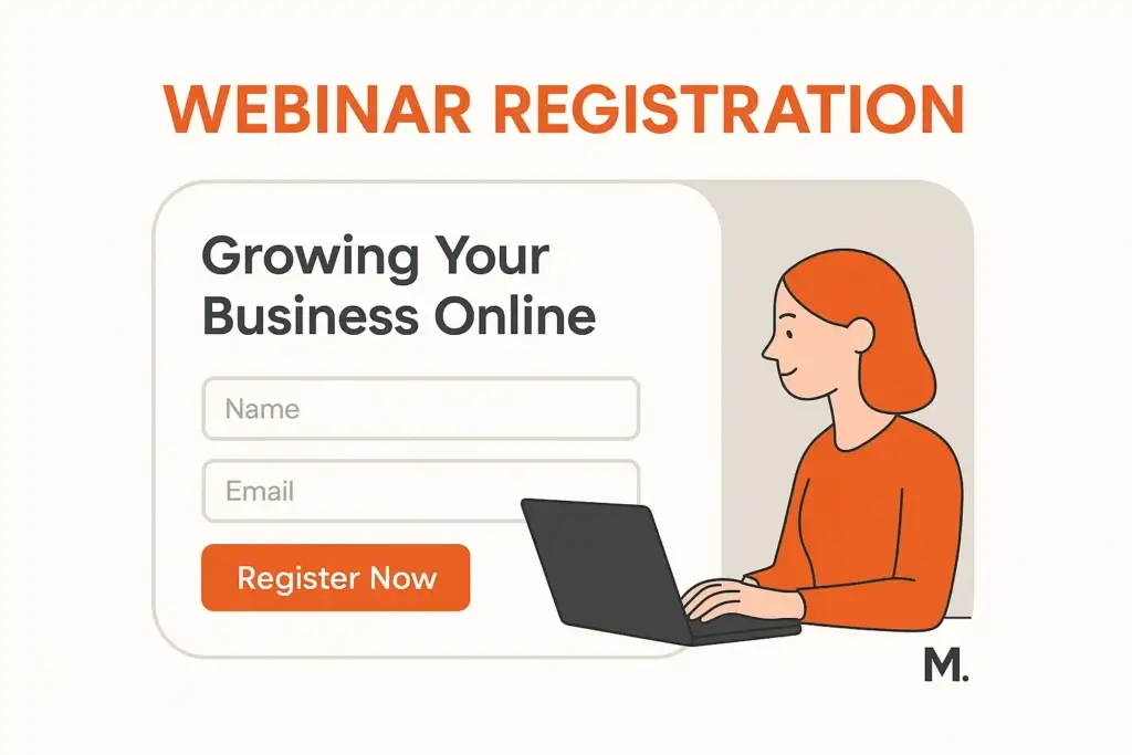 Webinar-based email list building