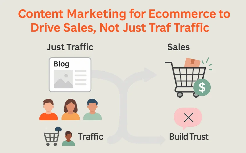 Content Marketing for Ecommerce to Drive Sales, Not Just Traffic