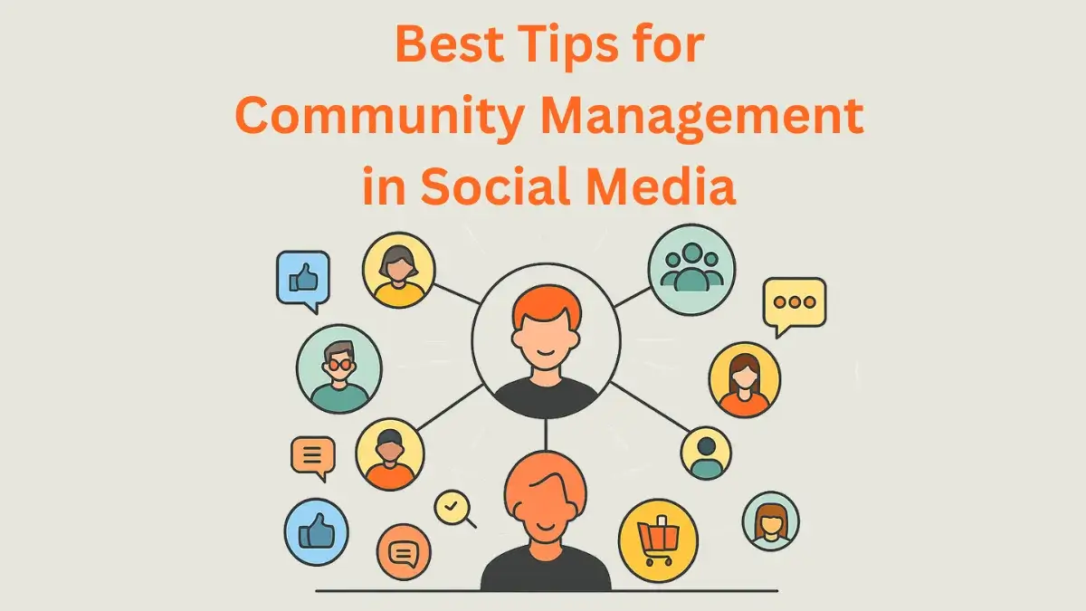 A central figure managing connections in a network, illustrating the core of community management in social media.