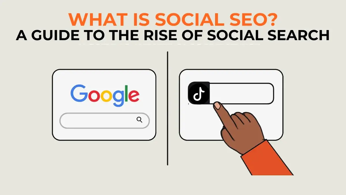 A marketer choosing to focus on the rise of social search on platforms like TikTok. 