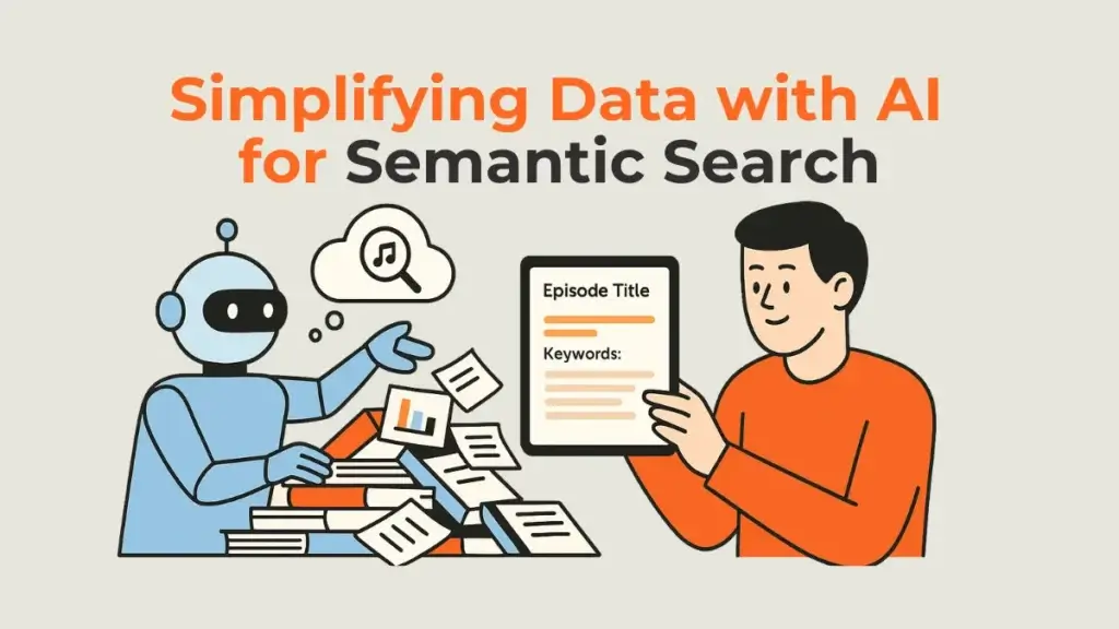 AI assisting a marketer with research, demonstrating human-AI collaboration. 